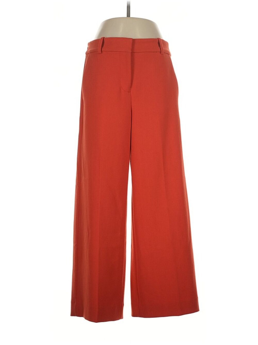 J.Crew wide Pants Red Career Trouser 6 small medium wide leg